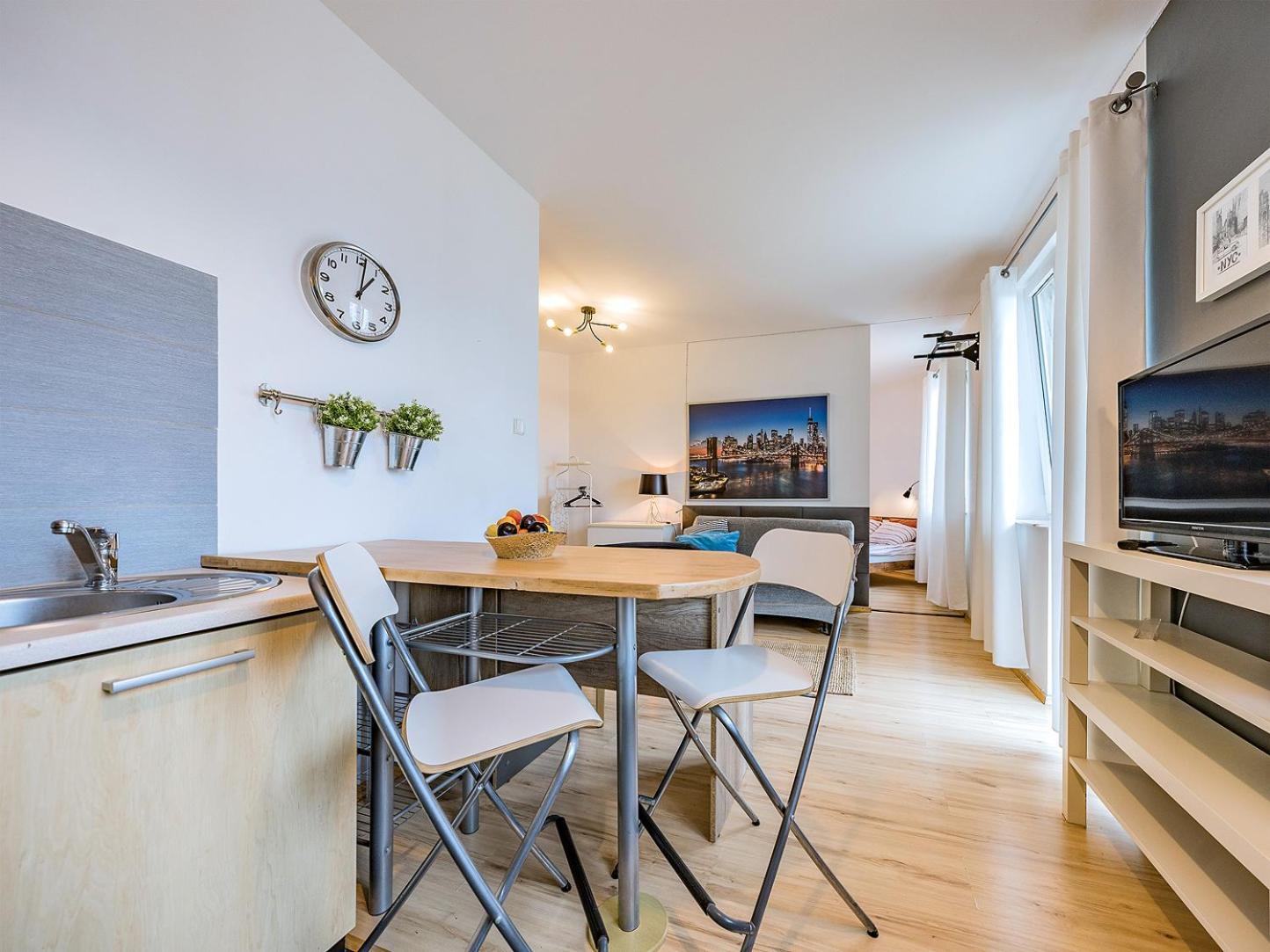 Z Balkonem I Bezplatnym Parkingiem Apartment Danzig